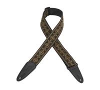 Levy's Leathers MGHJ2-001 Hogan Jacquard with Garment Leather Backing Strap, 2-Inch