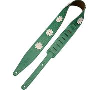 Levy's In Bloom Guitar strap Daisy Chain Green