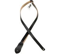 Levy's Leathers 1/2" Wide Genuine Leather Mandolin/Ukulele Strap; Black (M19LUKE-BLK)