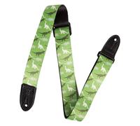 Levy's Leathers 1.5" Kids Guitar Strap Series with Tri-Glide Adjustment; Dinosaur Camo (MPJR-003)