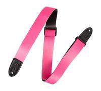 Levy's Leathers 1.5" Kids Guitar Strap Series with Tri-Glide Adjustment; Pink (MPJR-PNK)