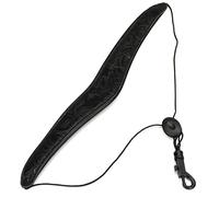 Levy's Leathers 2.5" Wide Deluxe Black Rose Saxophone Strap with Garment Leather Backing (M27W-003)