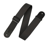 Levy's Leathers 2" Polypropylene Guitar Strap with Polyester Ends and Tri-glide Adjustment. Black (M8POLY-BLK)