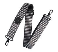 Levy's Leathers 2" Wide Polyester Case Strap Fits Most Instrument Cases with D-Ring Clips; Houndstooth (MCP-001)