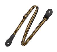 Levy's Leathers .5" Jacquard Weave Mandolin/Ukulele Strap with Dual Leather strap Pin Ends; Adjustable to 50" (MJ19UKE-002)
