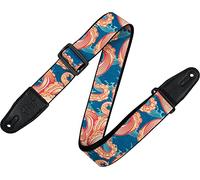 Levy's Leathers Guitar Strap MPD2-117 Prints Polyester With Leather Ends 2" - Tentacles Withaves