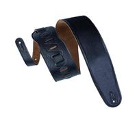Levys Garment Leather Bass Strap BK