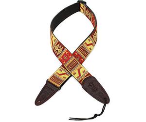 Levy's Leathers MGHJ2-006 Hogan Jacquard with Garment Leather Backing Strap, 2-Inch