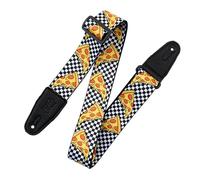 Levy's Leathers MP2TG-003 Guitar Strap, Pizza Party, Adjustable