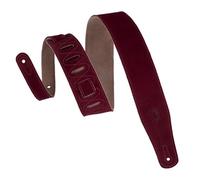 Levy's Leathers Ms26-brg 2.5 inch Suede Leather Strap - Burgundy