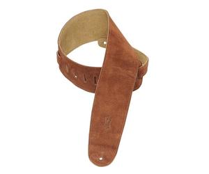 Levy's Leathers Ms4-rst Suede Leather Bass Strap - Rust
