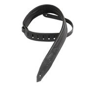 Levy's Leathers Mss80-blk 2 inch Leather Strap - Black