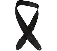 Levy's Leathers PM48NP2-BLK 2 1/2 inch Neoprene Padded Guitar Strap - Black