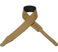 Levy's M26BL-TAN 2.5-inch Leather Guitar Strap - Tan