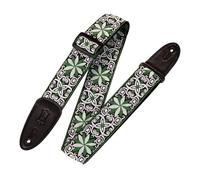 Levy's M8HT-11 2 inch Style 11 60's Style Hootenanny Jacquard Weave Guitar Straps with Leather Back