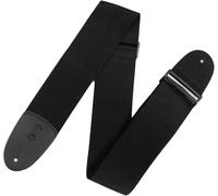Levy's M8P3-BLK 3-inch Polypropylene Guitar Strap - Black