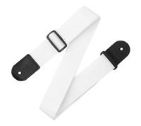 Levys M8POLY-WHT 2" Polypropylene Guitar Strap w/ Poly Ends White