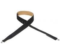 Levy's MBS12-BLK 2 inch Suede Hook and Loop Banjo - Black