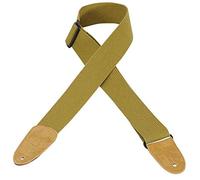 Levy's MC8-TAN 2 inch Cotton with Leather Ends - Tan