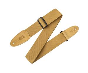 Levy's MC8-TAN 2 inch Cotton with Leather Ends - Tan