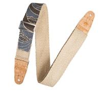 Levy's MH8P-001 Natural Hemp Webbing w Cork Ends and Pocket 2" - Island