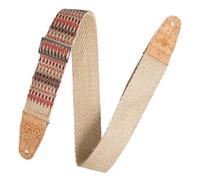 Levys MH8P-006 2" Natural Hemp Webbing Strap Kedu w/ Cork Ends