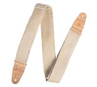 Levy's MH8P-NAT Natural Hemp Webbing w Cork Ends and Pocket 2" - Natural