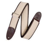 Levy's MHG7-DBR Deluxe Padded Hemp Slider 2 1/2" - Brown Natural