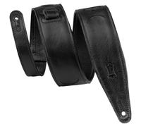 Levys Moon Phases 2.5" Leather Guitar Strap Black