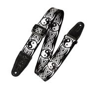 Levy's MP-15 2-inch Polyester Guitar Strap - Ying Yang Tattoo