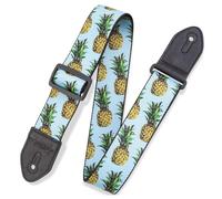 Levys MP2FS-001 Prints Polyester w/ Leather Ends 2" Fruit Salad Pineapple