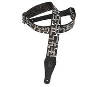 Levy's MPS2-062 2 inch Polyester Sonic Art Guitar Straps - Crossword
