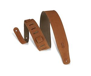 Levy's MS26-CPR 2.5-inch Suede Leather Strap - Copper