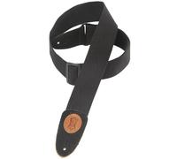 Levy's MSSC8-BLK 2 inch Cotton Guitar Strap - Black