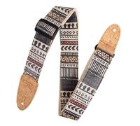 Levy's MX8-002 Natural Cork on Natural Cotton Webbing w Cork Ends 2" - Zanzibar