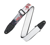 Levys Nature Series 2" Polyester Guitar Strap Cherry Blossoms