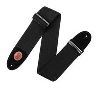 Levys Signature 3" Cotton Guitar Strap Black & Walnut