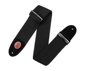 Levys Signature 3" Cotton Guitar Strap Black & Walnut