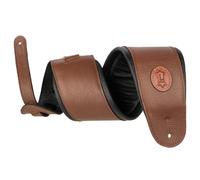 Levys Signature Legacy 4.5" Leather Guitar Strap Brown