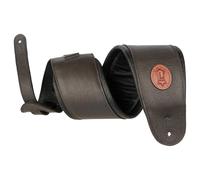 Levys Signature Legacy 4.5" Leather Guitar Strap Dark Brown