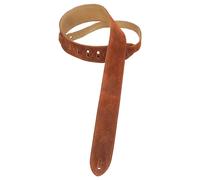 Levys Simply Suede 2" Guitar Strap Brown