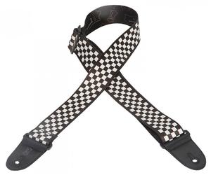 Levys Standard Guitar Strap Checker Design (NEW)