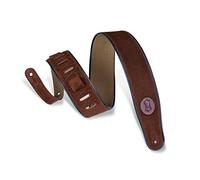 Levy's MSS3-BRN Suede Leather Guitar Strap Brown