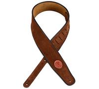 Levy's Suede Leather Guitar Strap Brown