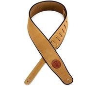 Levy's MSS3-TAN Suede Leather Guitar Strap - Tan