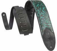 Levys M4WP Leather guitar strap Palm Jade