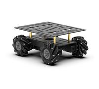 LewanSoul Mecanum Chassis Car Kit with Aluminum Alloy Frame, TT Motor and 60mm Mecanum Wheels, Smart Robot Car,DIY Kit (Unassembled)