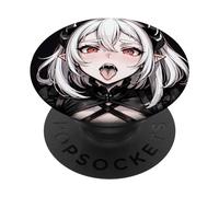 Lewd Anime Devil Girl Hentai Waifu PopSockets Adhesive PopGrip