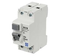 Lewden 25A 2 Pole 30mA Type A 6KA RCD - 25-30-2A