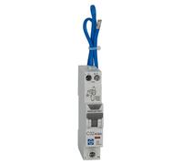 Lewden Compact RCBO, C Curve Double Pole, 32A, 30mA Switched Neutral, DIN Rail Mount